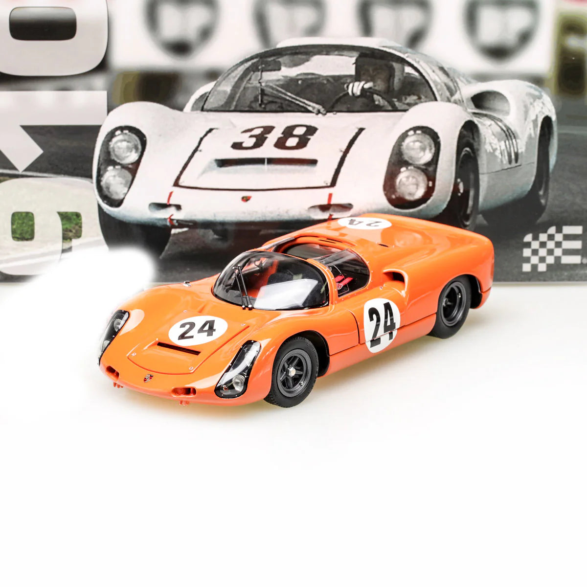 EXOTO 1:18 1966 Porsche 910 #24 Hill Climb MTB00063C