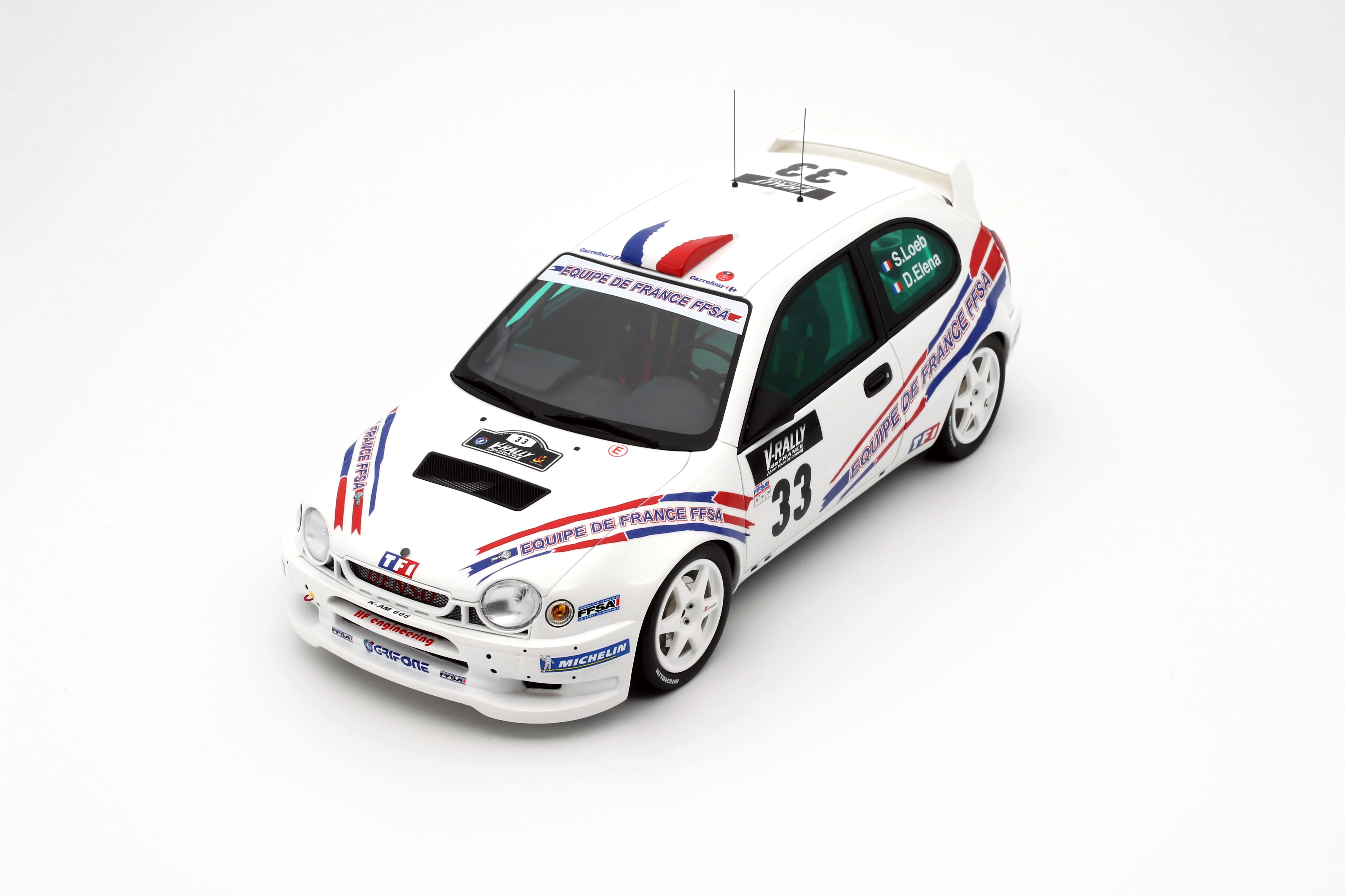OTTO 1:18 Toyota Corolla S.Loeb #33 WRC Tour de Corse 2000 OT996