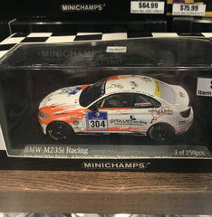 Minichamps 1:43 BMW M235I Racing Rent2Drive Racing Ackermann/Wiskirchen/Walter/Sidorenko #304 24H Nurburgring 2015 437152504