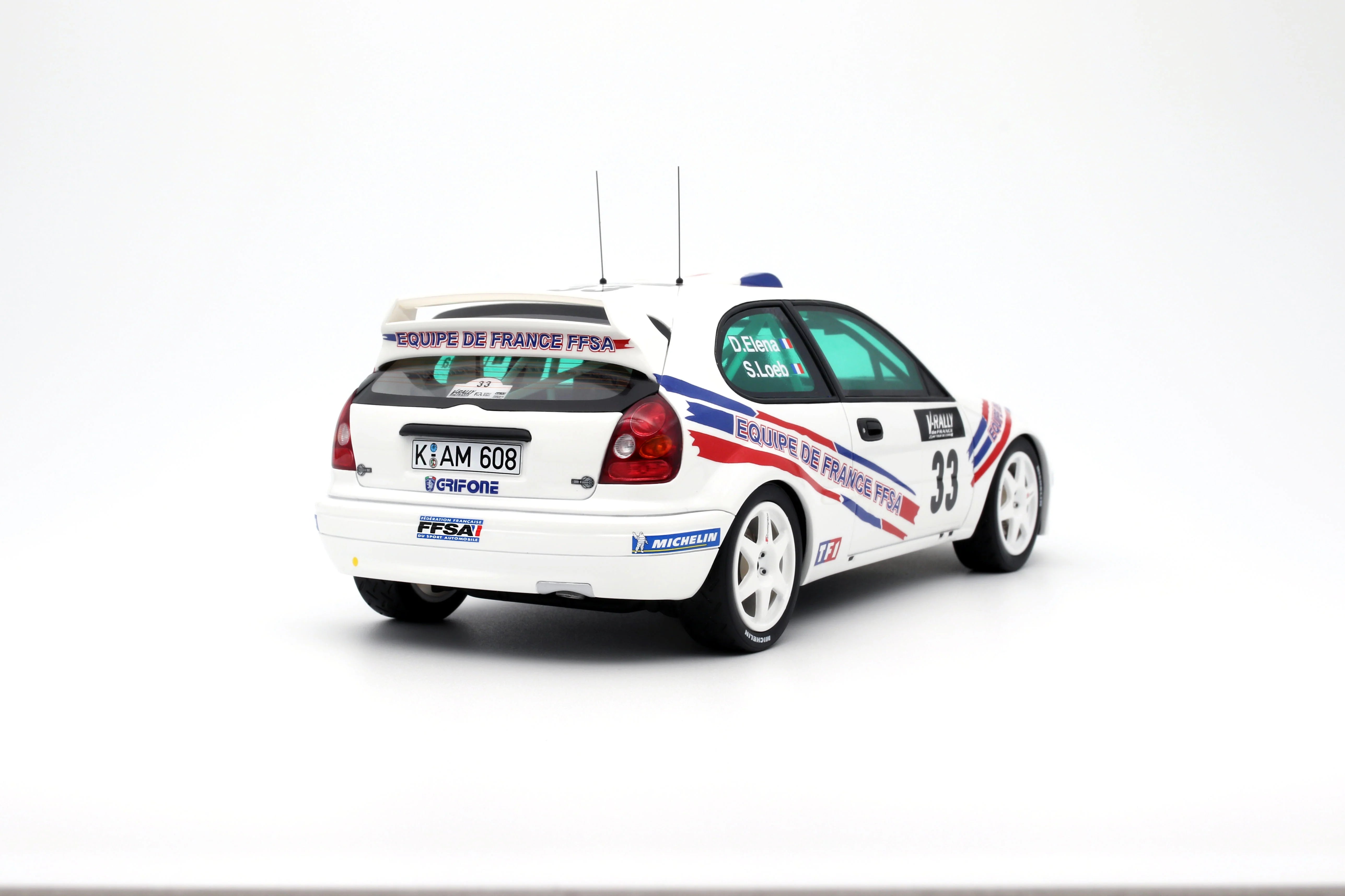 OTTO 1:18 Toyota Corolla S.Loeb #33 WRC Tour de Corse 2000 OT996