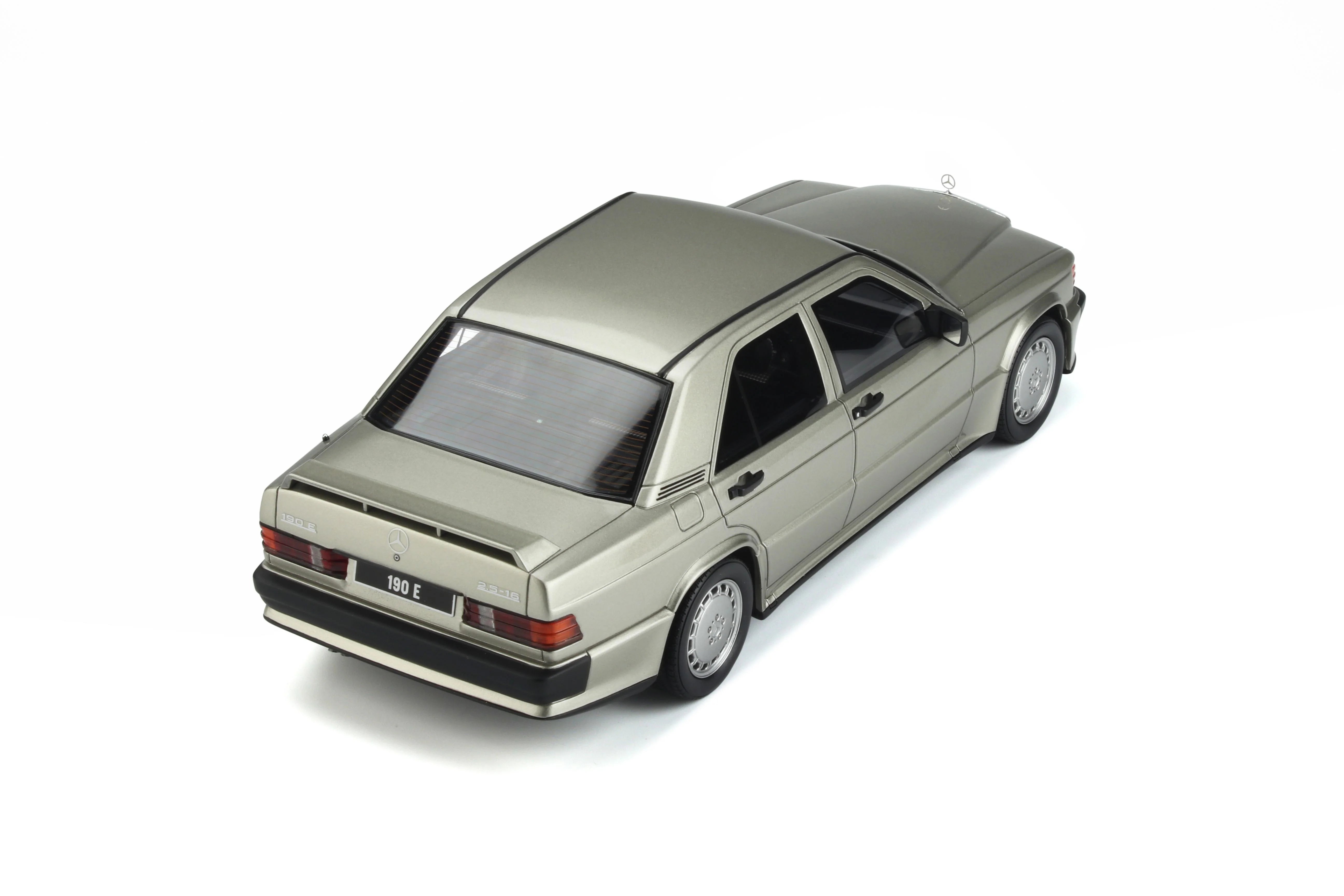 OTTO 1:18 1988 Mercedes-Benz W201 190E 2.5 16S Smoke Silver Metallic OT927