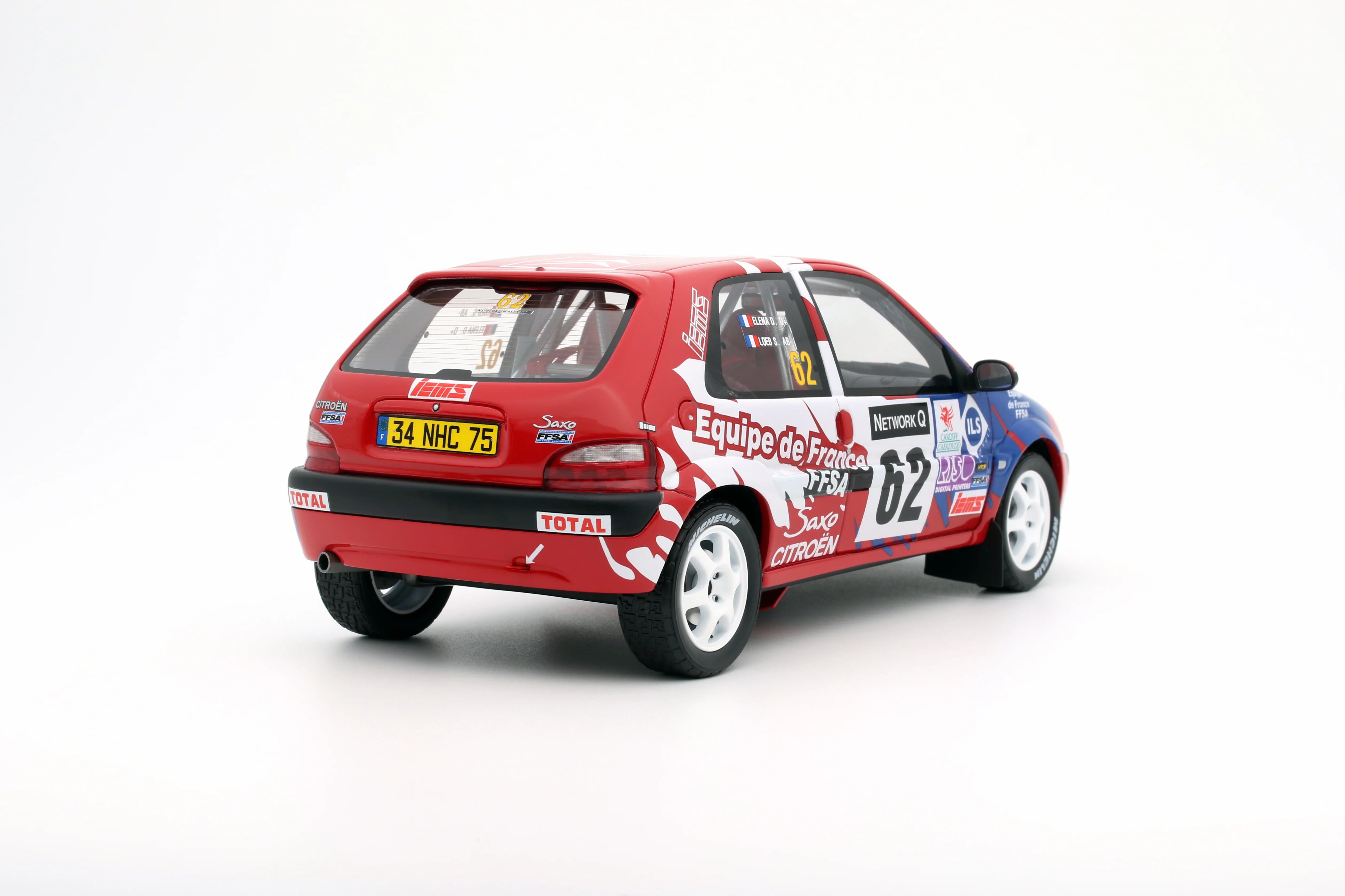 OTTO 1:18 Citroen Saxo Vts S.Loeb #62 Rac Rally 2000 OT978