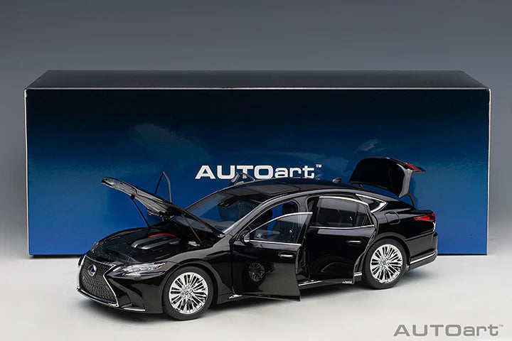 AUTOART 1/18 Lexus LS 500h (black/black interior) 78868